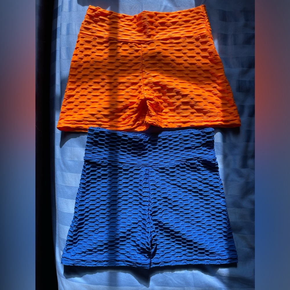 Pair of Ruffled Booty Shaping Shorts